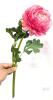 New 7pc Avoeco Realistic Artificial Pink Ranunculus Real Touch Peonies Fake Ranunculus Stems for DIY Wedding Bouquet Party Table Home Decor 18" Long - 2
