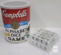 Campbell's Alphabet Dice Game &ndash; 36 Dice, 2-6 Players, Ages 8+, 2011 Edition