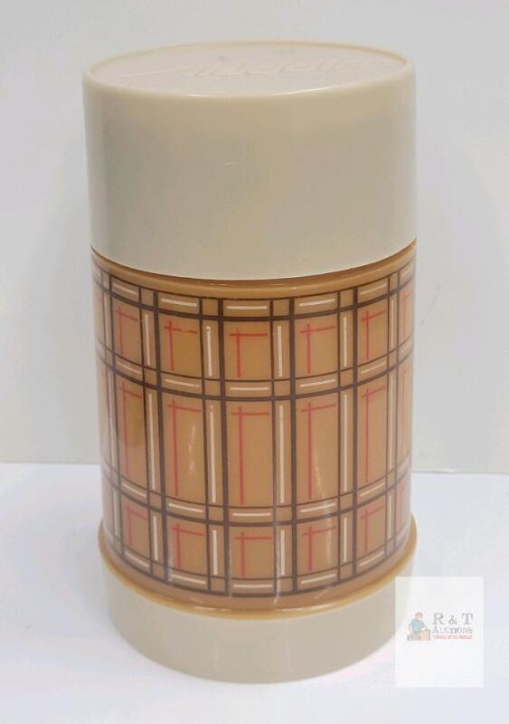 Aladdin Best Buy WM4040 Pint Wide Mouth Vacuum Bottle, Cream Plaid, 6.75" Tall, USA
