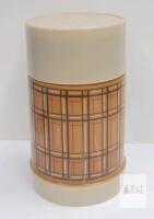 Aladdin Best Buy WM4040 Pint Wide Mouth Vacuum Bottle, Cream Plaid, 6.75" Tall, USA
