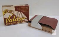 Valdor Manual Cigarette Rolling Machine with Original Box, Wood and Metal, Vintage Circa 1940s&ndash;60s
