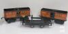 American Flyer 1205 O Gauge Tinplate Mail Cars & Chassis, 1920s-1930s