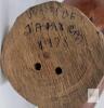 Hand-Carved Wooden Bird Sculpture, Jamaica 1978, Folk Art Decoy, 10" x 3" x 4" - 4