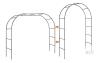 heyFurni Garden Arch Trellis, Adjustable Metal Arbor, Green, 7.9 ft x 4.75 ft or 6.3 ft x 7.5 ft