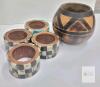 Lot of Mixed Decorative Collectibles and Tableware Precious Moments Teacher Figurine with Box, 'Happily Dying of Chocolate' Plate, Wooden Bowl, Napkin Rings - 4