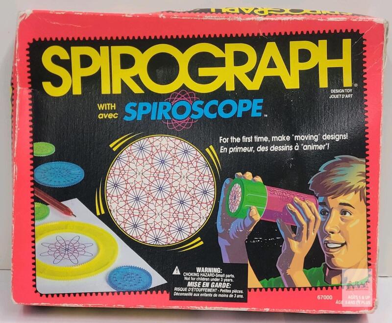 Kenner Spirograph with Spiroscope, 1994 Edition, Missing Spiroscope with Original Box