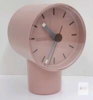 IKEA BONDTOLVAN Table Alarm Clock, Pale Pink, Quartz Movement, 4.72 in (12 cm) Height WORKING