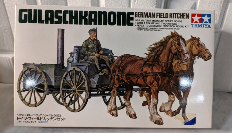 Vintage Tamiya German Field Kitchen Model Set