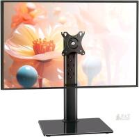 New BFTOU Monitor Stand for 13"&ndash;32" Screens Swivel Computer Monitor Holder Freestanding 5 Height Adjustable TV Stand VESA 80x80mm/95x95mm Holds up to 77lbs