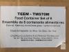 New TEEM Rectangular Glass Food Storage Containers with Lids, 6-Pack Airtight Meal Prep Containers . Borosilicate Glass, Leak-Proof, Oven Microwave Freezer Dishwasher Safe - 3