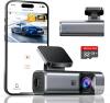 New galphi 4K Dash Cam Front, Built-in 5G WiFi, 32GB Card Included, Dash Camera for Cars, Mini Dashcam for Cars with Loop Recording, G-Sensor, 24 Hours Parking Monitor, APP, Support 256GB Max