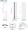 New Portable Air Conditioner Window Seal Kit with Universal Coupler,PVC Plate Adjustable AC Vent Kit for Sliding Window,Vertical/Horizontal Sliding Window Accessories for 5.1" Exhaust Hose - 2