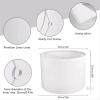 New 2Pcs Drum Lampshade, Lamp Shades for Table Lamp Floor Lamp, White Lamp Shades, Easy Assembly Required Replacement Lampshades - 2