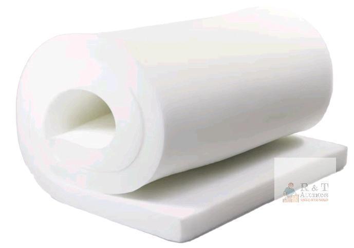 New AK TRADING CO. Professional Upholstery Foam 4" Thick, 24" Wide X 72" Long Regular Density, White