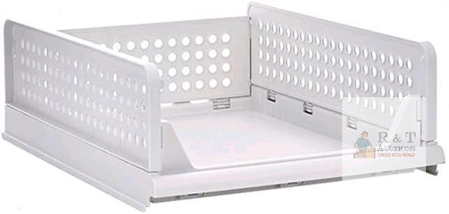 New Wardrobe Storage Basket, Clothes Stackable Drawer Organizer Shelf, Collapsible Drawer Dividers for Home Office Bedroom Clothes Toys, 12.75" &times; 16" &times; 7.25" High