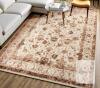 Zentavio 8x10 Area Rug, Floral Brown, Non-Slip, Polypropylene, Machine-Made, X004DC8DBP