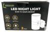 New L LOHAS LED Bright Night Light, Night Lights Plug into Wall, Daylight White, Dimmable Nightlight Plug in White Shade, Light Sensor, Decorative LED Nightlights for Hallway Bathroom Kitchen, 2 Pack - 3