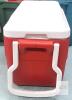 Coleman 45-Quart Performance Wheeled Cooler, Red/White, Holds 70 Cans, 3-Day Ice Retention - 4