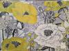 Large Yellow & White Poppies Flowers Stretched Canvas Print Wall Art, 25.5" &times; 35.5" - 3