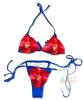 New Size XS Women's 2-Piece Tropical String Bikini Set - 2