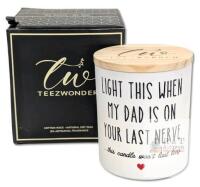 New TeezWonder Gifts for Mom from Child - Long Lasting Vanilla Lavender Candle 10 Oz - Birthday Gifts for Mom Stepmom Mother-in-Law Aunts Grandmas, Anyone Dad Might Annoy