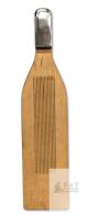Vintage Wooden Fish Scaler Cleaning Filet Board Tail Clamp Teeth Boat Extractor With Super Strong Clip, 23.85" Long