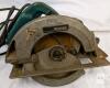 Makita Electric Circular Saw 7-1/4" Blade 13A Model 5007NB Style, Corded Light works. No blade. Unable to test further.