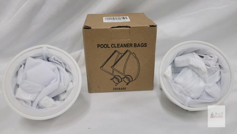 Replacement Pool Cleaner Bags Compatible with Polaris 280 & 480, Fine Mesh, 2-Pack, X004T1EXIR