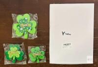 Yuefunny St. Patrick's Day Table Centerpiece Set, Model X004GRN86H, 5-Piece Shamrock Decor