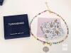 New Turandoss Bubble Initial "A ❤️ D" Love Bead Necklace 18" Long - 2