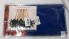 2 Spider Web Cake Decoration Set with Red & Blue Table Cover, 8 Cake Toppers, New, X004C530TY - 2