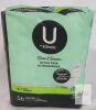 U by Kotex Clean & Secure Ultra Thin Heavy Pads 56ct, Brook + Bay White Hair Towel Wrap - 2