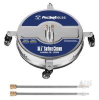 New Westinghouse Universal 16.5&rdquo; Pressure Washer Surface Cleaner Attachment - Stainless Steel - 4400 Max PSI, 1/4&rdquo; Connector - for Gas and Electric Pressure Washers