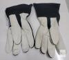 Weldas 10-2024 Expert Series Fully Lined MIG Welding Gloves, Pearl Grain Goatskin Palm, Size Small - 2
