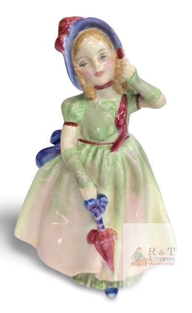 Vintage Royal Doulton " Babie " Figurine HN1679 &ndash; Designed by Leslie Harradine, England 1930s - 4.8" Tall No Chips or Cracks