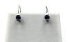 Sterling Silver Natural Amethyst (0.90ct) Lever Back Earrings, comes with APPRAISAL $300.00. Amethyst is the birthstone for February.