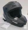 NEW SanQing WT-802 Off-Road Motorcycle Helmet Kit, Large, Matte Black, DOT Certified - 2