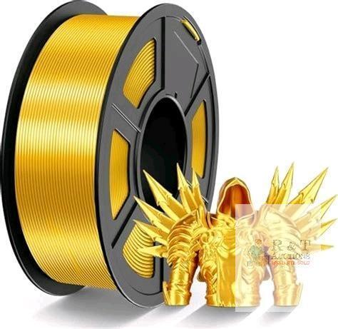 New TECBEARS SILK PLA+ 3D Printer Filament 1.75mm / 1kg Light Gold
