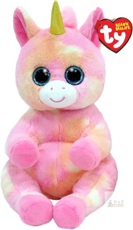 New TY Skylar Unicorn Beanie Bellies Medium - Squeezable Beanie Baby Soft Plush Toys - Collectable Cuddly Stuffed Toy 12.25" Tall