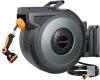 New Treewell Garden Hose Reel TRHR11 - Retractable Garden Hose Reel, 1/2 in x 65ft Heavy Duty Wall Mounted Hose Reel with 10 Patterns Nozzle, Auto Rewind/Any Length Lock, 180&deg; Swivel Bracket