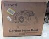 New Treewell Garden Hose Reel TRHR11 - Retractable Garden Hose Reel, 1/2 in x 65ft Heavy Duty Wall Mounted Hose Reel with 10 Patterns Nozzle, Auto Rewind/Any Length Lock, 180&deg; Swivel Bracket - 2