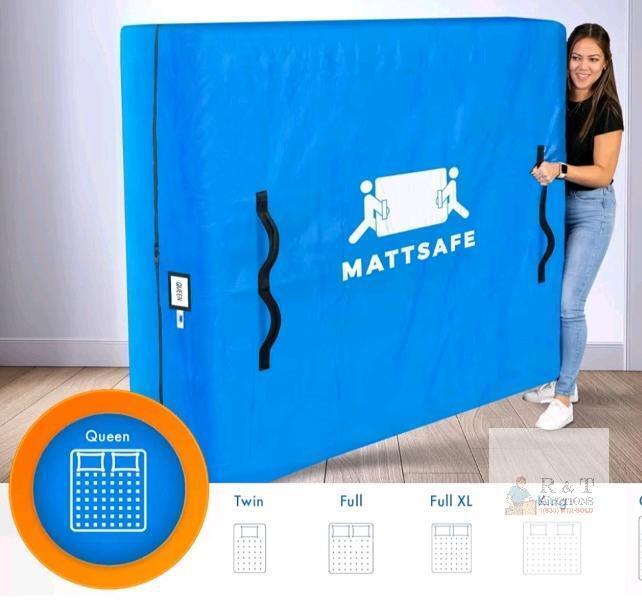 Mattsafe Queen Size Mattress Bag for Moving and Storage