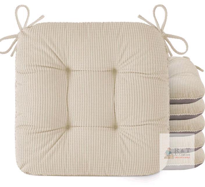 New OVOV Chair Cushions for Dining Chairs Set of 6 - 17"x16"