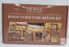DEWEL Wood Furniture Repair Kit &ndash; 12 Fillers, 8 Markers, 8 Crayons, Wood Putty, Beeswax