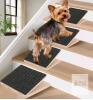 Pet Stair Step Aids, Set of 4, 11.8"x11"x10", Wood Base, Anti-Slip Surface, For Small Pets - 2