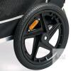 NEW Bicycle Pet Trailer, 88 lb Capacity, 54"x23"x28", 15" Wheels, Safety Flag, Black - 4