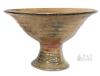 Very Old Possible Antique Salt Sluice Pedestal Bowl, 10.65" Diameter &times; 6.25" - 6.8" Rim, VERY Sturdy No Chips or Cracks