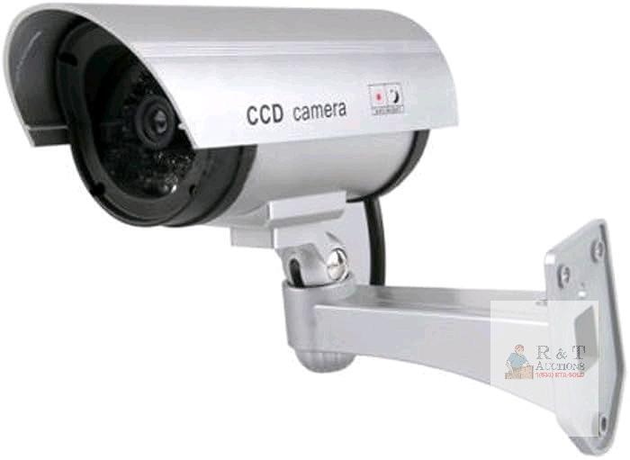 New Linkit Security Realistic Looking Fake Dummy Security CCTV Camera #02420 Waterproof IR LED Outdoor Indoor Surveillance Mimic With Flashing Red Light