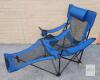 new Folding Portable Reclining Camping Chair with Mesh Fabric and Carry Bag