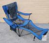 new Folding Portable Reclining Camping Chair with Mesh Fabric and Carry Bag - 2